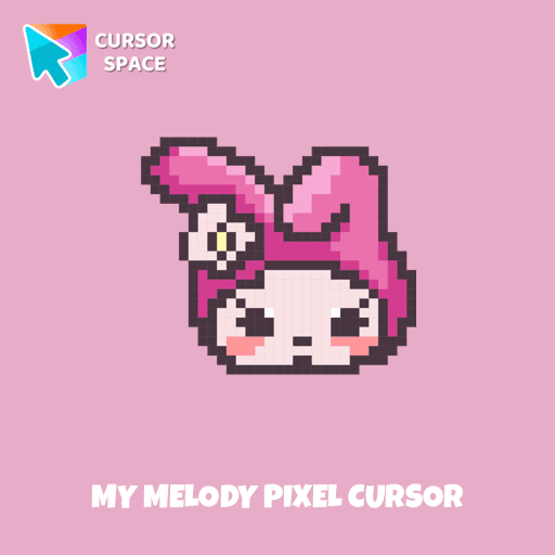 My Melody Pixel cursor